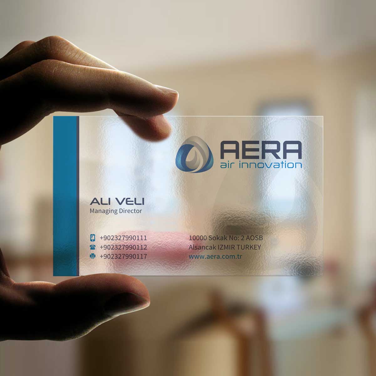 Diseño de Tarjeta de Presentación por INDIAN_Ashok para aera | Diseño #10986761