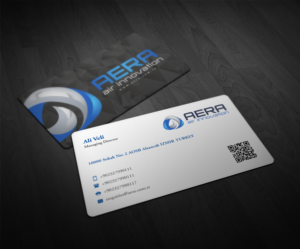 Diseño de Tarjeta de Presentación por Pointless Pixels India para aera | Diseño: #10973744