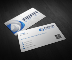 Diseño de Tarjeta de Presentación por Pointless Pixels India para aera | Diseño: #10973750