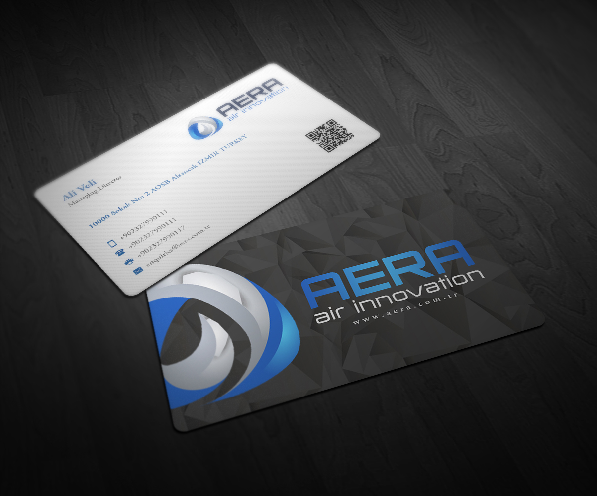 Diseño de Tarjeta de Presentación por Pointless Pixels India para aera | Diseño #10973759