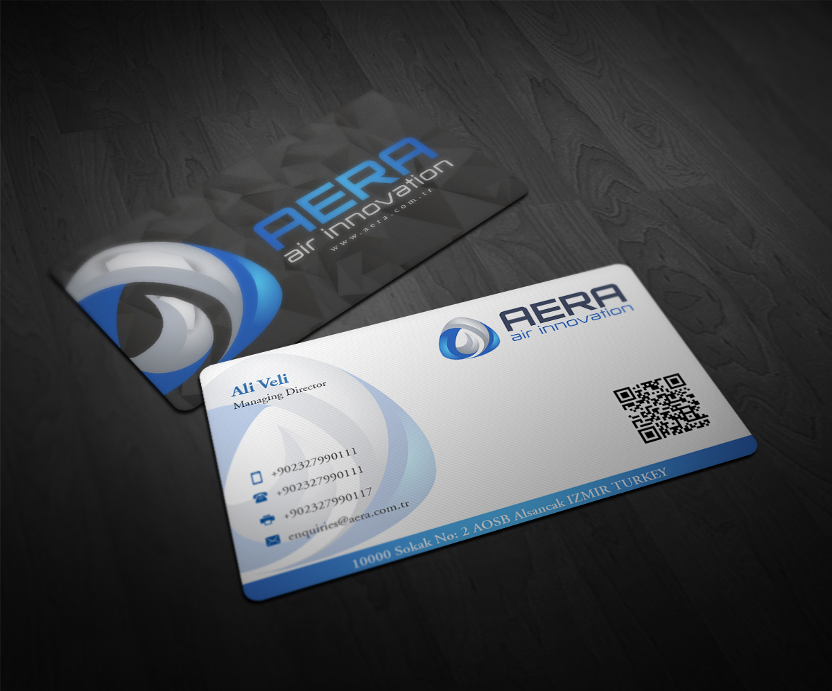 Diseño de Tarjeta de Presentación por Pointless Pixels India para aera | Diseño #10973782