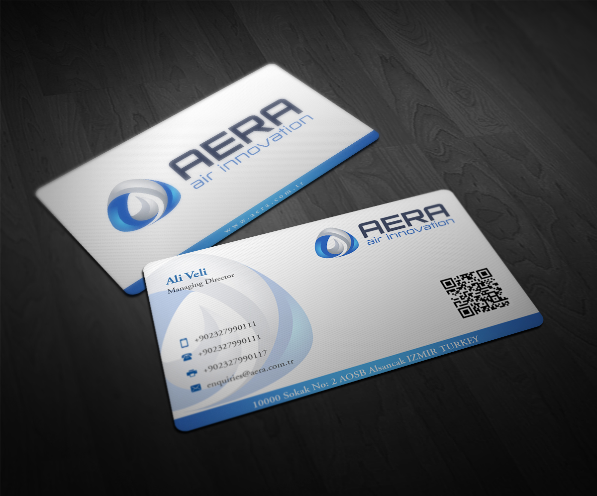 Diseño de Tarjeta de Presentación por Pointless Pixels India para aera | Diseño #10973784