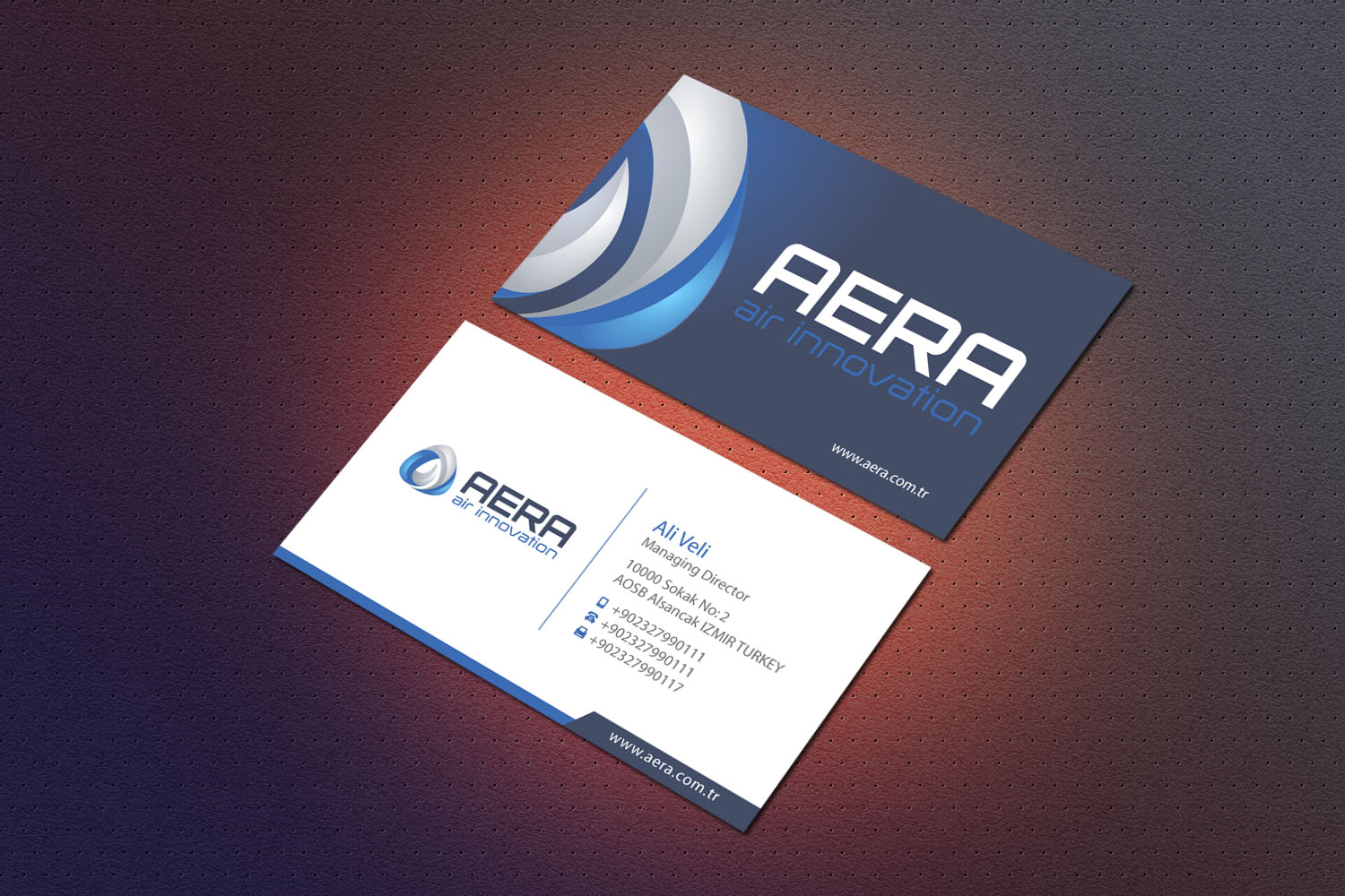 Business Card Design by Dezero for aera | Design #10978278