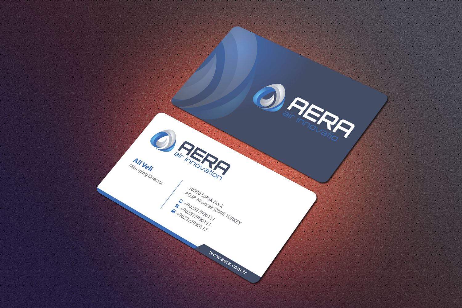 Business Card Design by Dezero for aera | Design #10999437