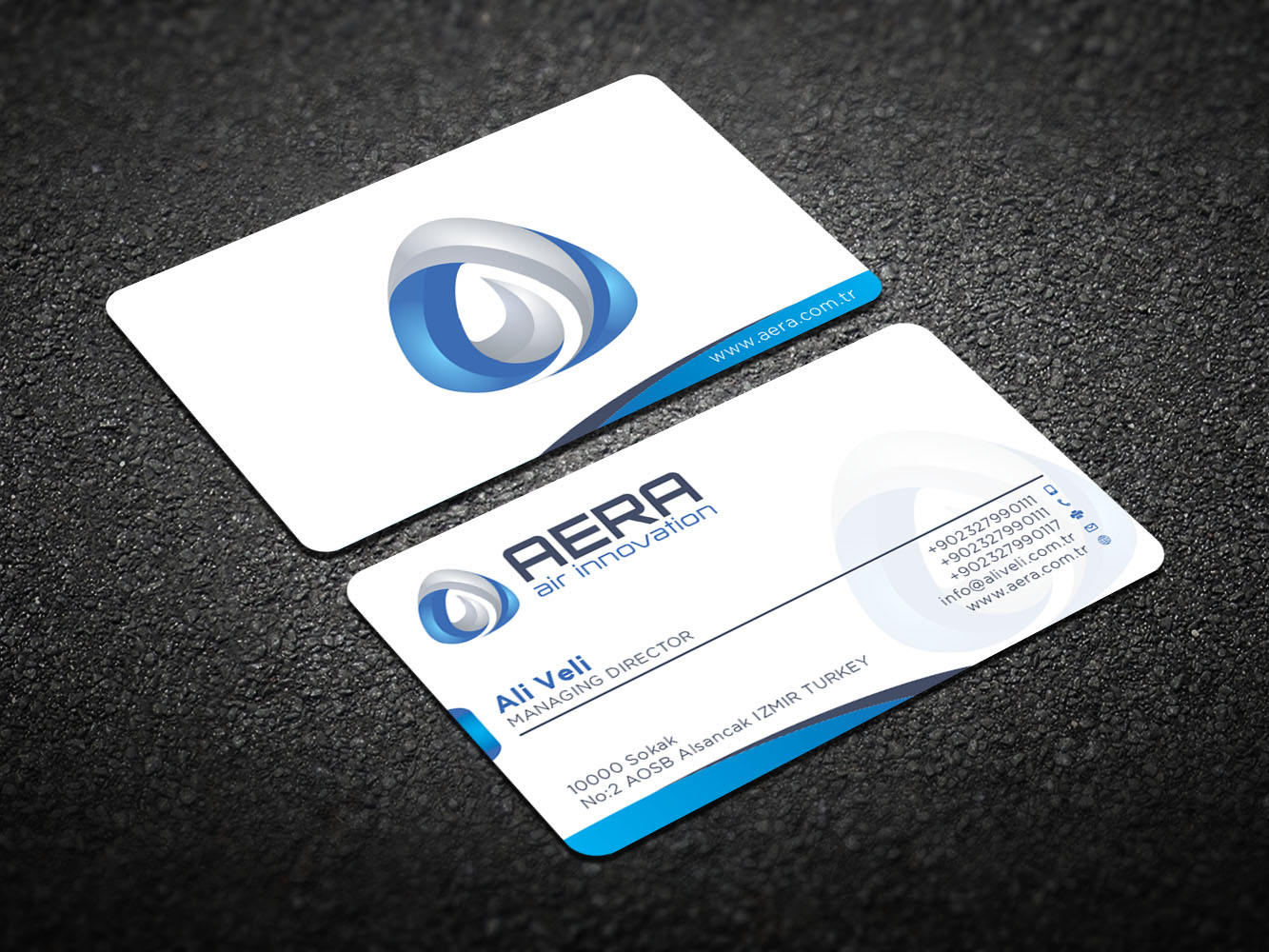 Business Card Design by Verified artistry (Design garden) for aera | Design #10975218