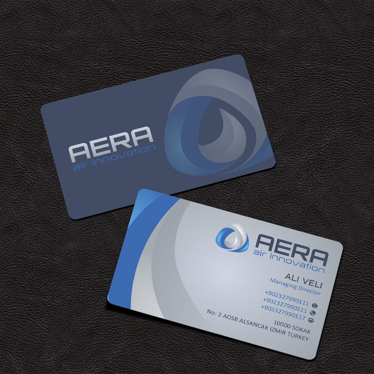 Diseño de Tarjeta de Presentación por Grafactory para aera | Diseño #10985232