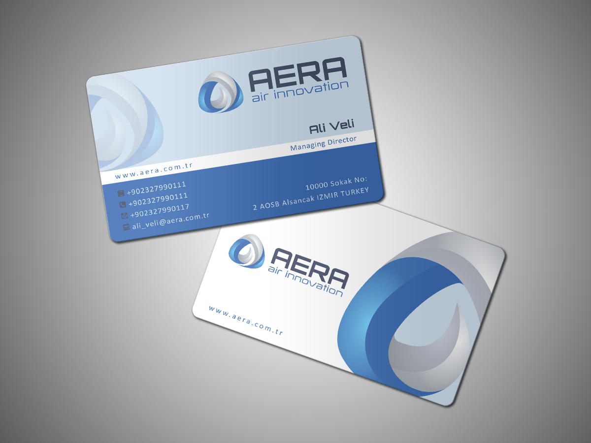 Diseño de Tarjeta de Presentación por Grafactory para aera | Diseño #10992217