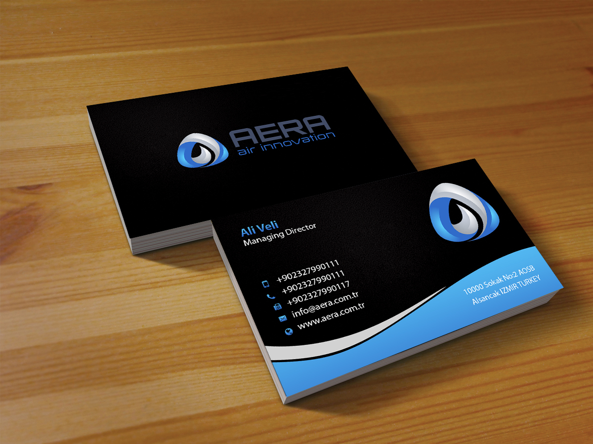 Business Card Design by Creations Box 2015 for aera | Design #10976282