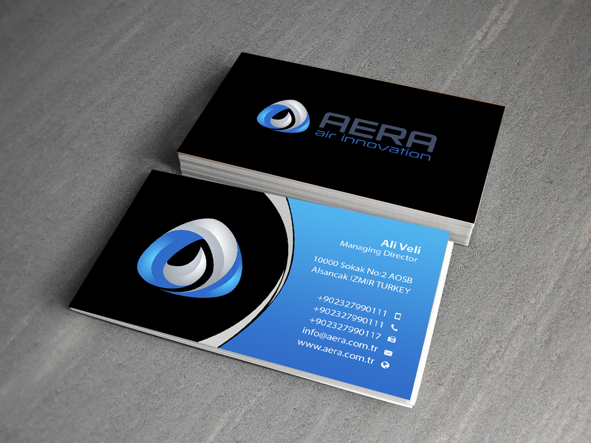 Business Card Design by Creations Box 2015 for aera | Design #10976285