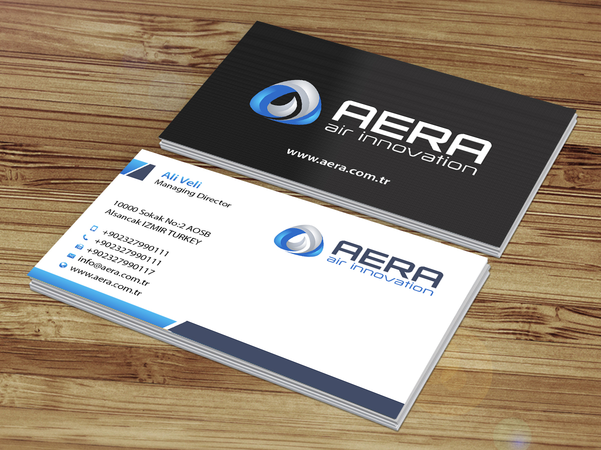 Diseño de Tarjeta de Presentación por Creations Box 2015 para aera | Diseño #10976298