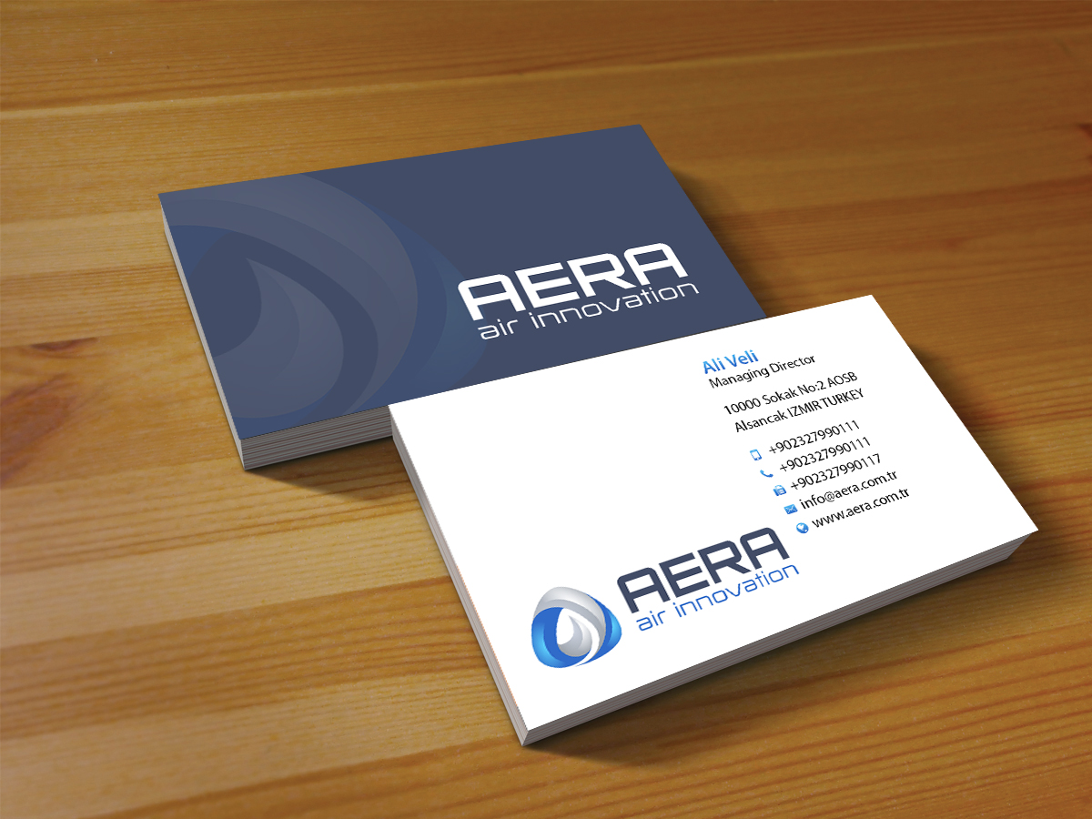 Diseño de Tarjeta de Presentación por Creations Box 2015 para aera | Diseño #10976307