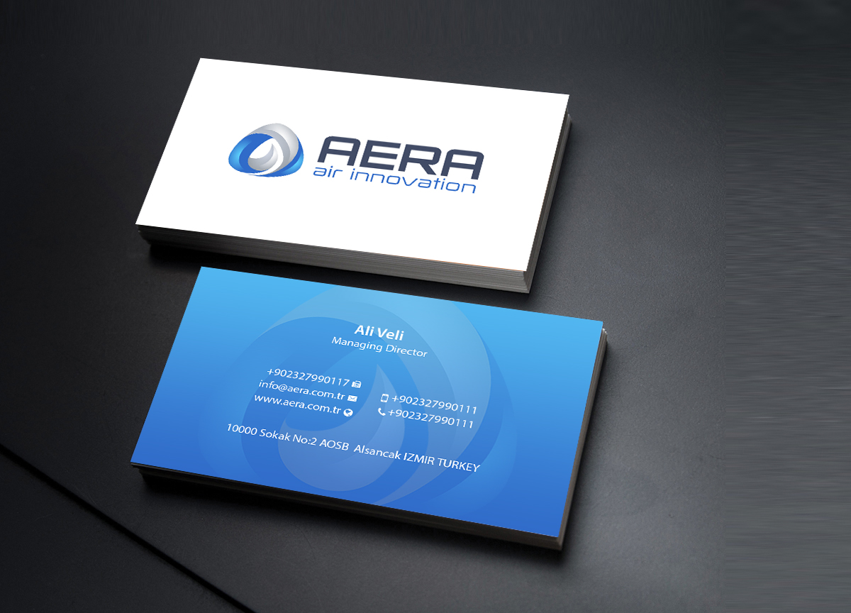 Diseño de Tarjeta de Presentación por Creations Box 2015 para aera | Diseño #10976308