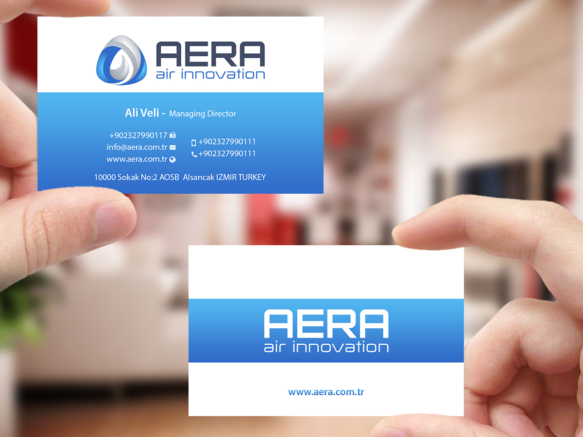 Diseño de Tarjeta de Presentación por Creations Box 2015 para aera | Diseño #10976312