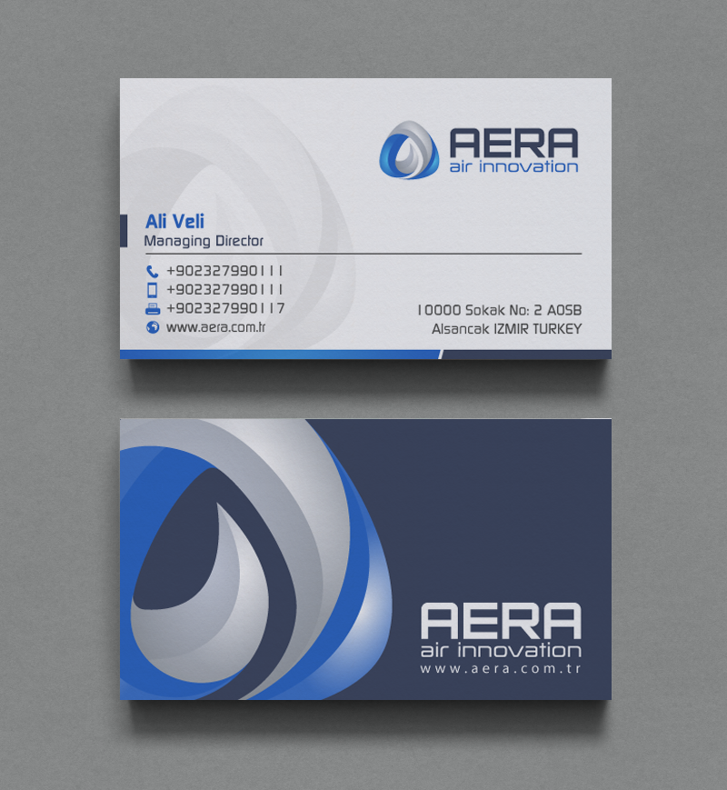 Diseño de Tarjeta de Presentación por chandrayaan.creative para aera | Diseño #10984821