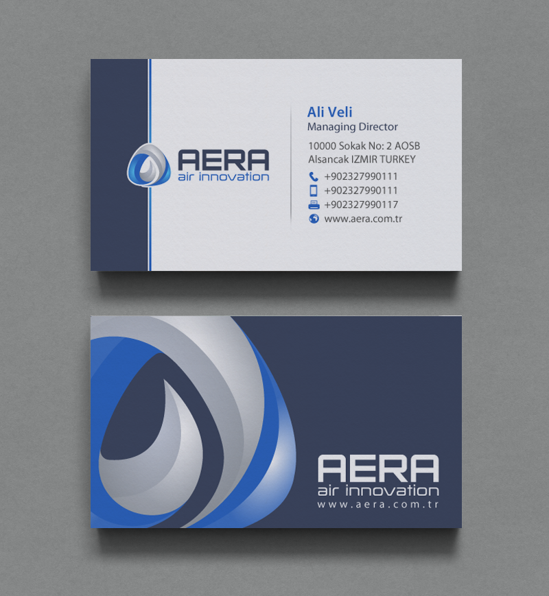 Business Card Design by chandrayaan.creative for aera | Design #10984824