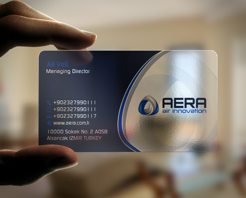 Diseño de Tarjeta de Presentación por chandrayaan.creative para aera | Diseño #10984825