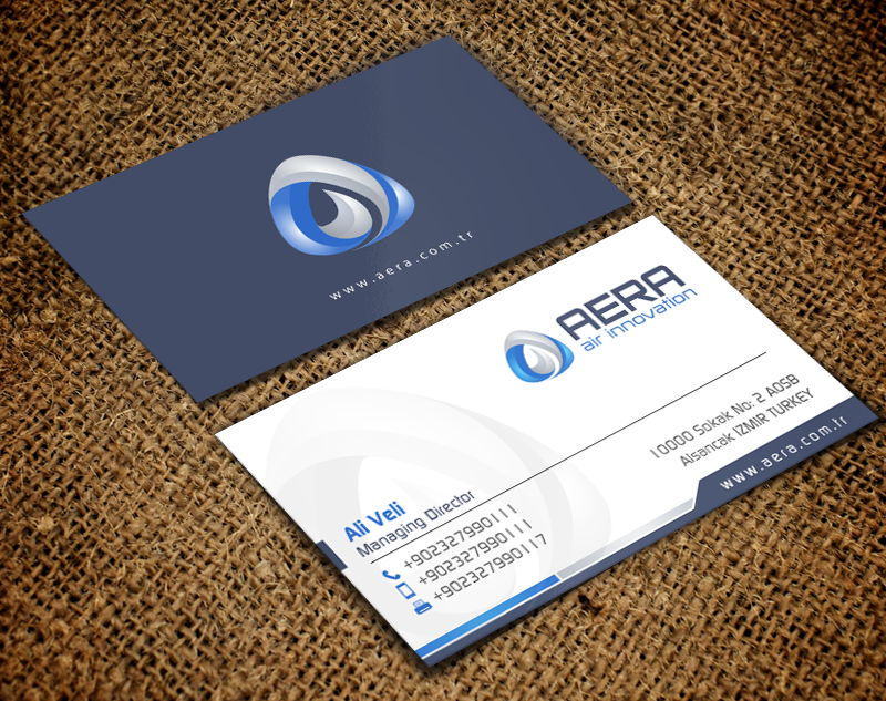 Business Card Design by chandrayaan.creative for aera | Design #10984832