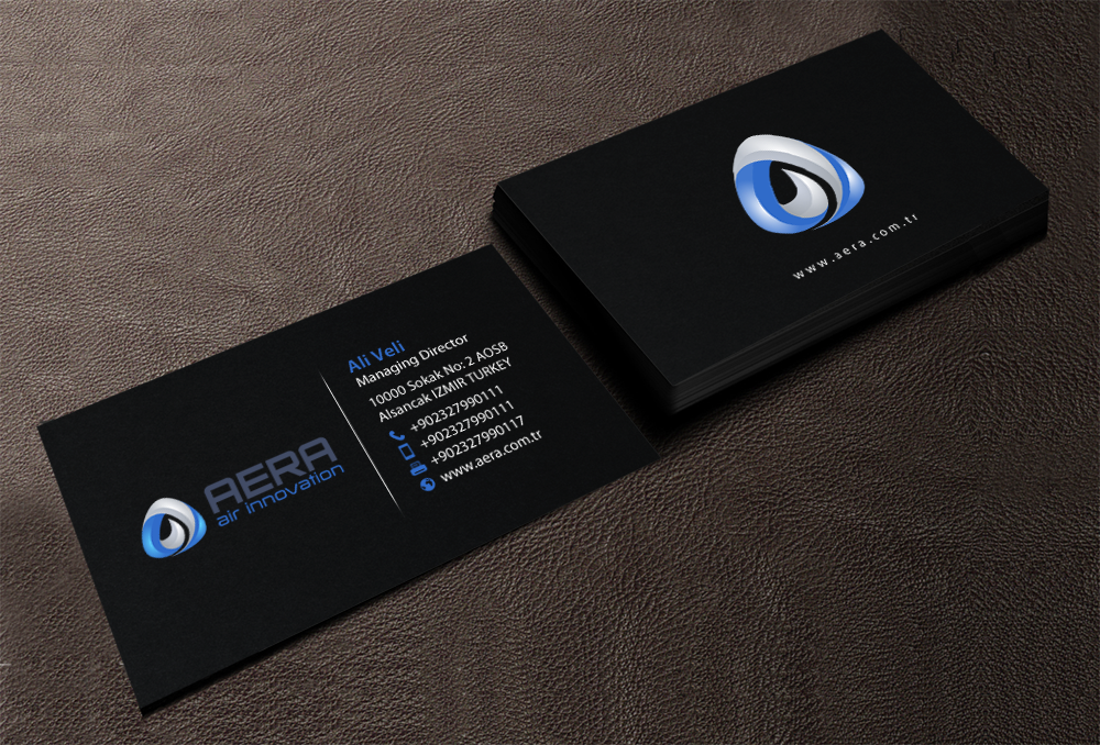 Diseño de Tarjeta de Presentación por chandrayaan.creative para aera | Diseño #10995553