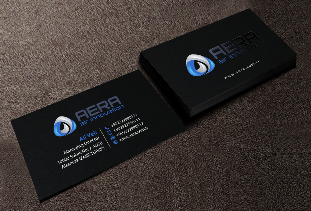 Diseño de Tarjeta de Presentación por chandrayaan.creative para aera | Diseño #10995555