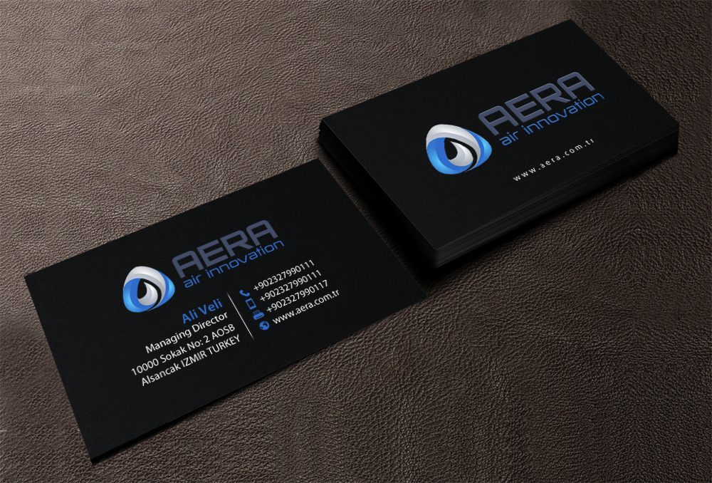 Diseño de Tarjeta de Presentación por chandrayaan.creative para aera | Diseño #10995559