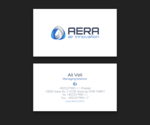 Diseño de Tarjeta de Presentación por Trilobytes para aera | Diseño: #10971790