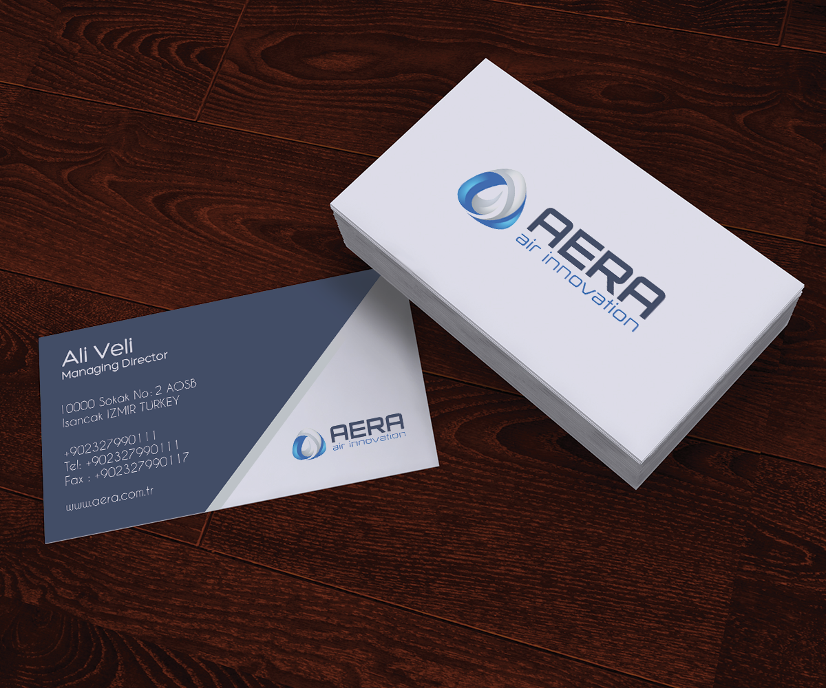 Business Card Design by Trilobytes for aera | Design #10972073