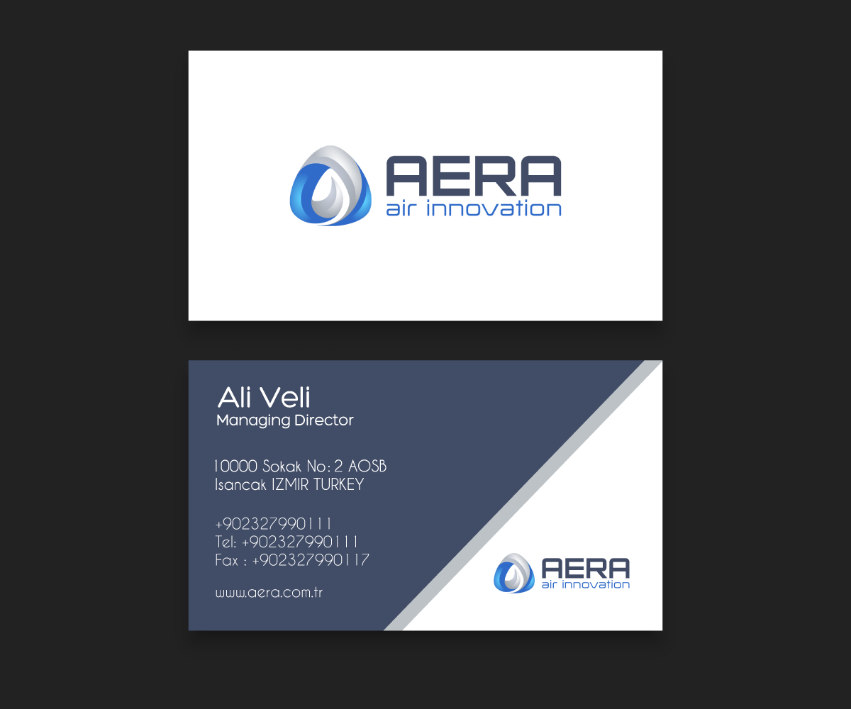 Diseño de Tarjeta de Presentación por Trilobytes para aera | Diseño #10972074