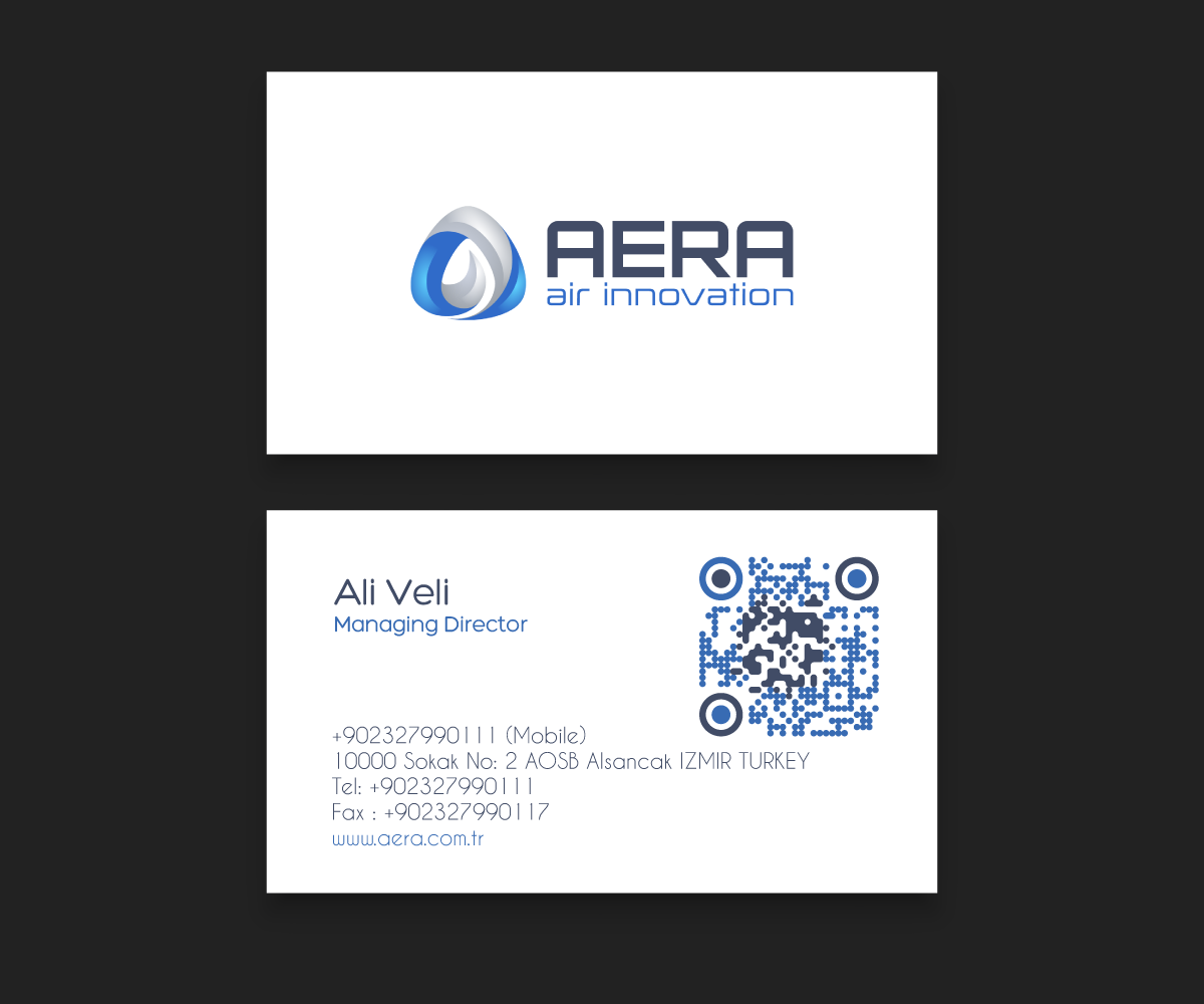 Diseño de Tarjeta de Presentación por Trilobytes para aera | Diseño #10972256