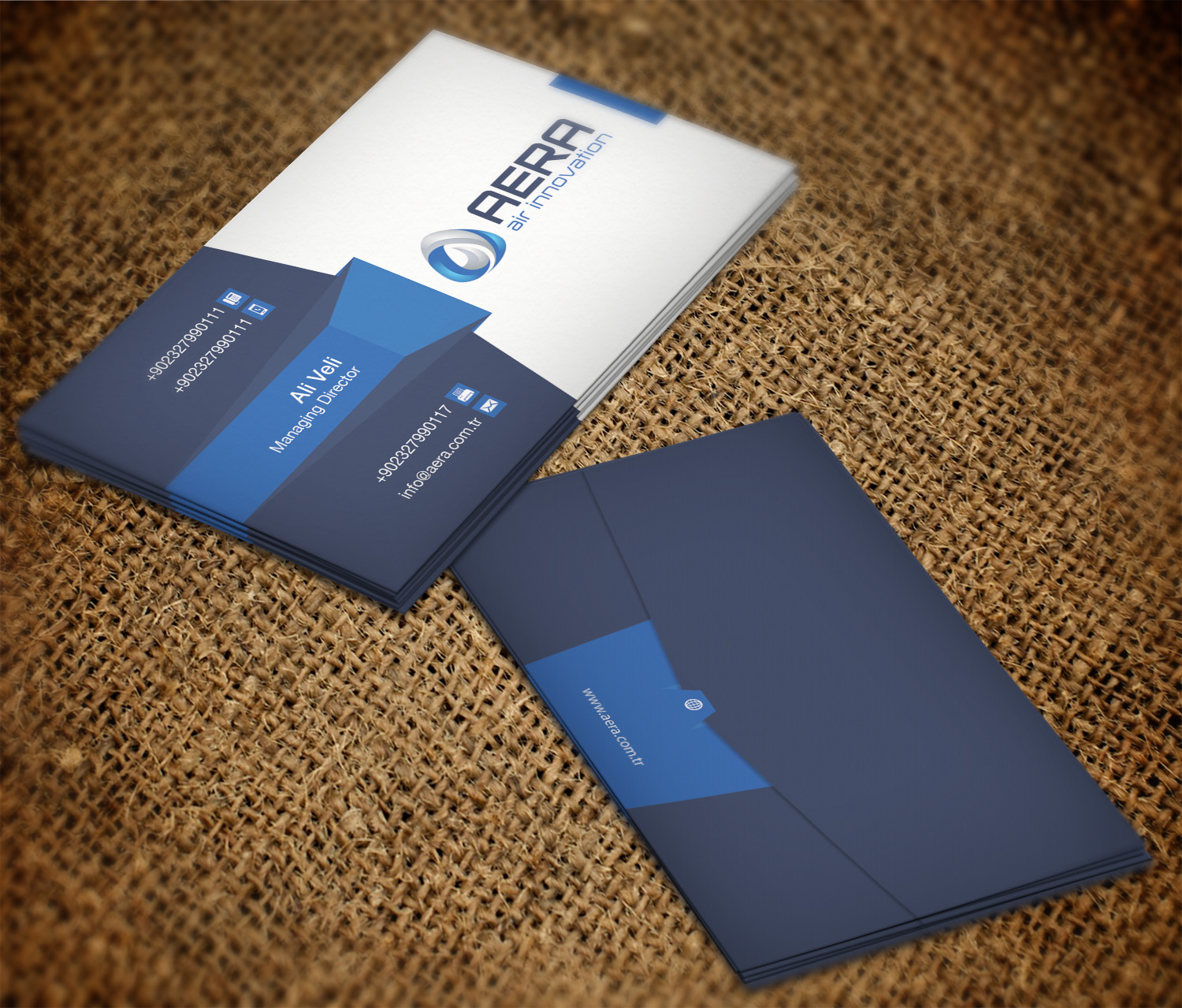 Business Card Design by Cortana for aera | Design #10996754