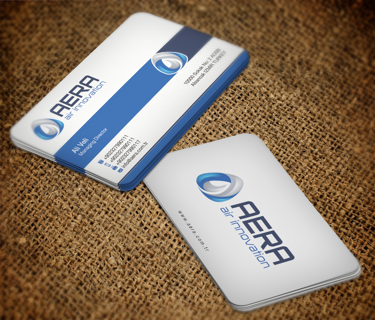 Business Card Design by Cortana for aera | Design #10998185