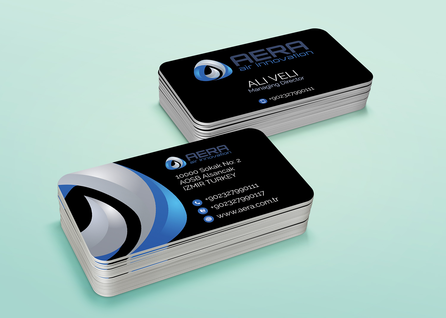 Business Card Design by alhemique1 for aera | Design #10977217