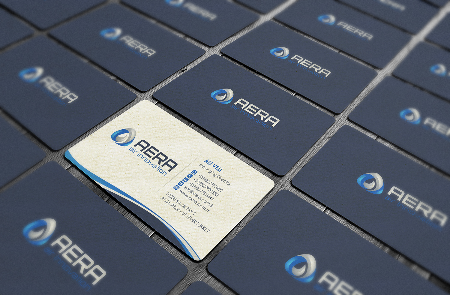 Diseño de Tarjeta de Presentación por logodentity para aera | Diseño #10973141