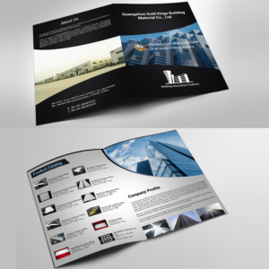 Design de Brochure par SAI DESIGNS pour Guangzhou Gold Kings Building Material Co.,Ltd | Design #11030289