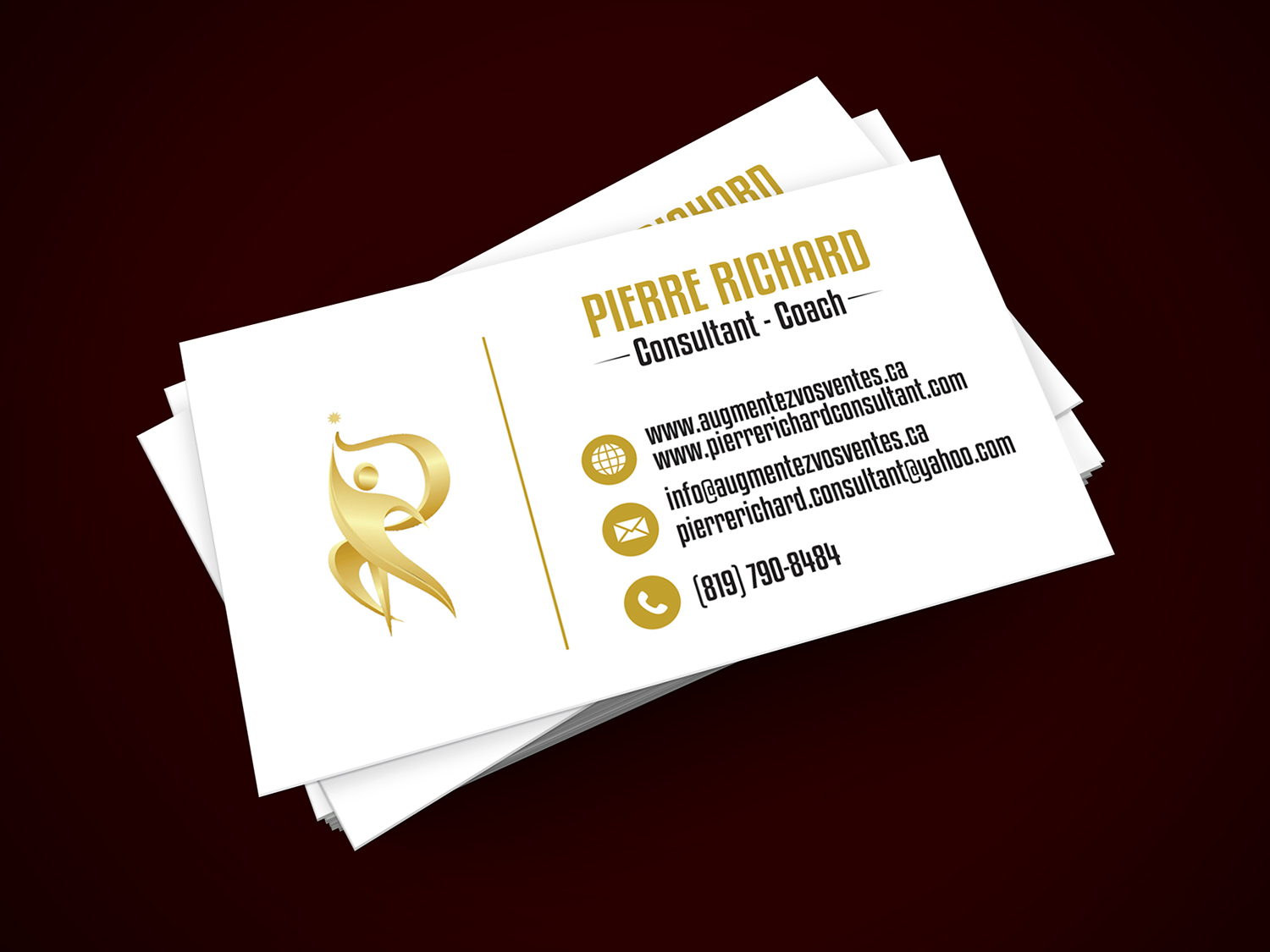 Business Card Design by alhemique1 for 9283-4738 QUÉBEC INC. | Design #10977793