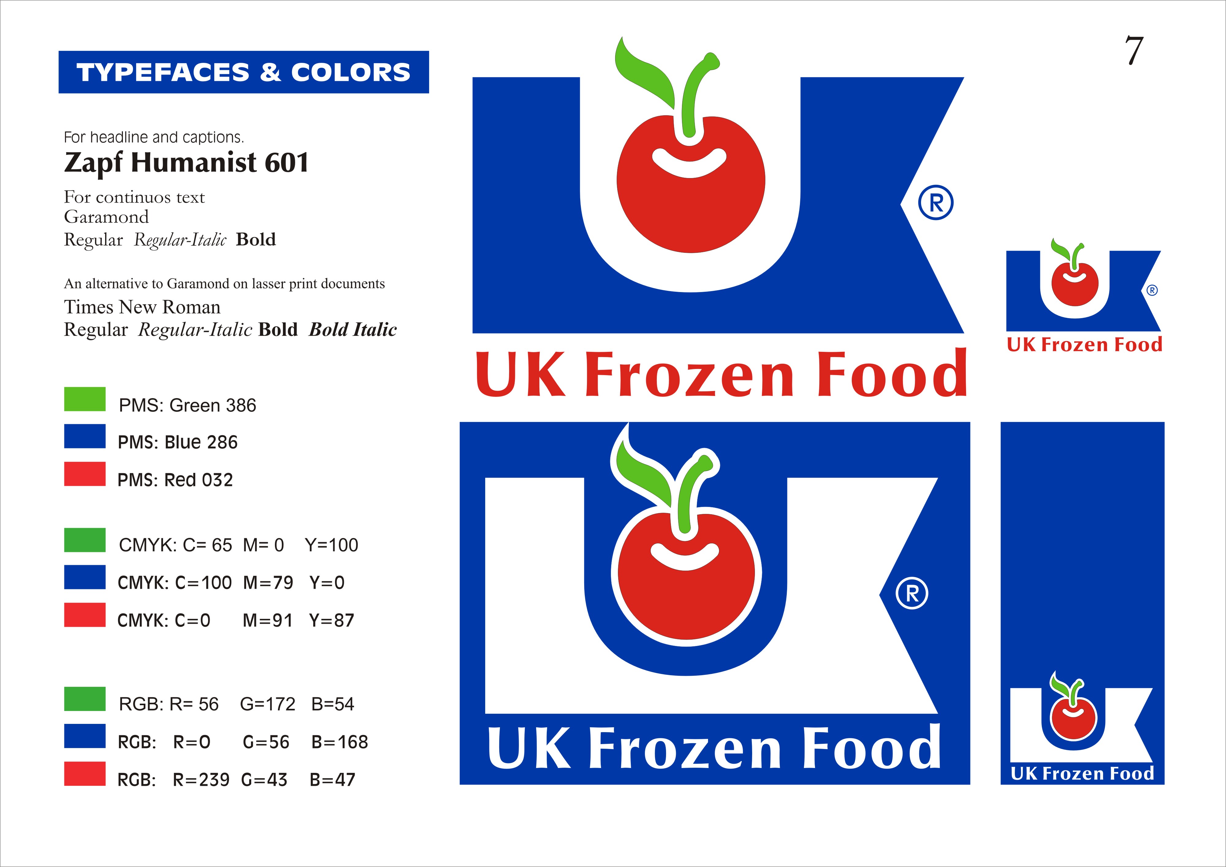 Logo Design by Pedrink for UK FROZEN FOOD LTD | Design #29868