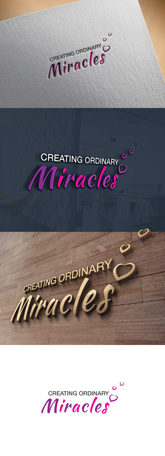 Logo Design by sandybadi for Creating Ordinary Miracles  | Design: #10993399