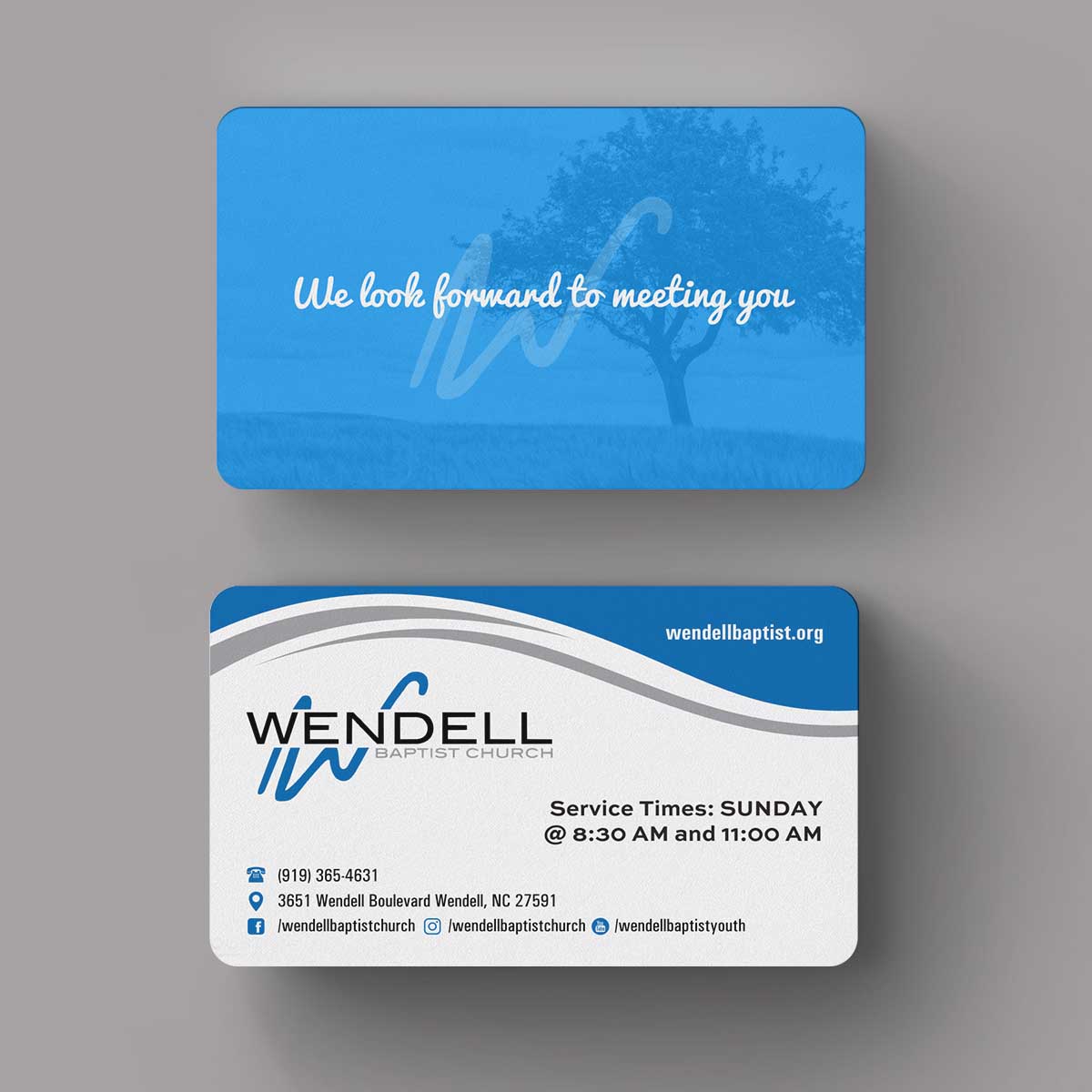 Diseño de Tarjeta de Presentación por INDIAN_Ashok para Wendell Baptist Church | Diseño #10983131