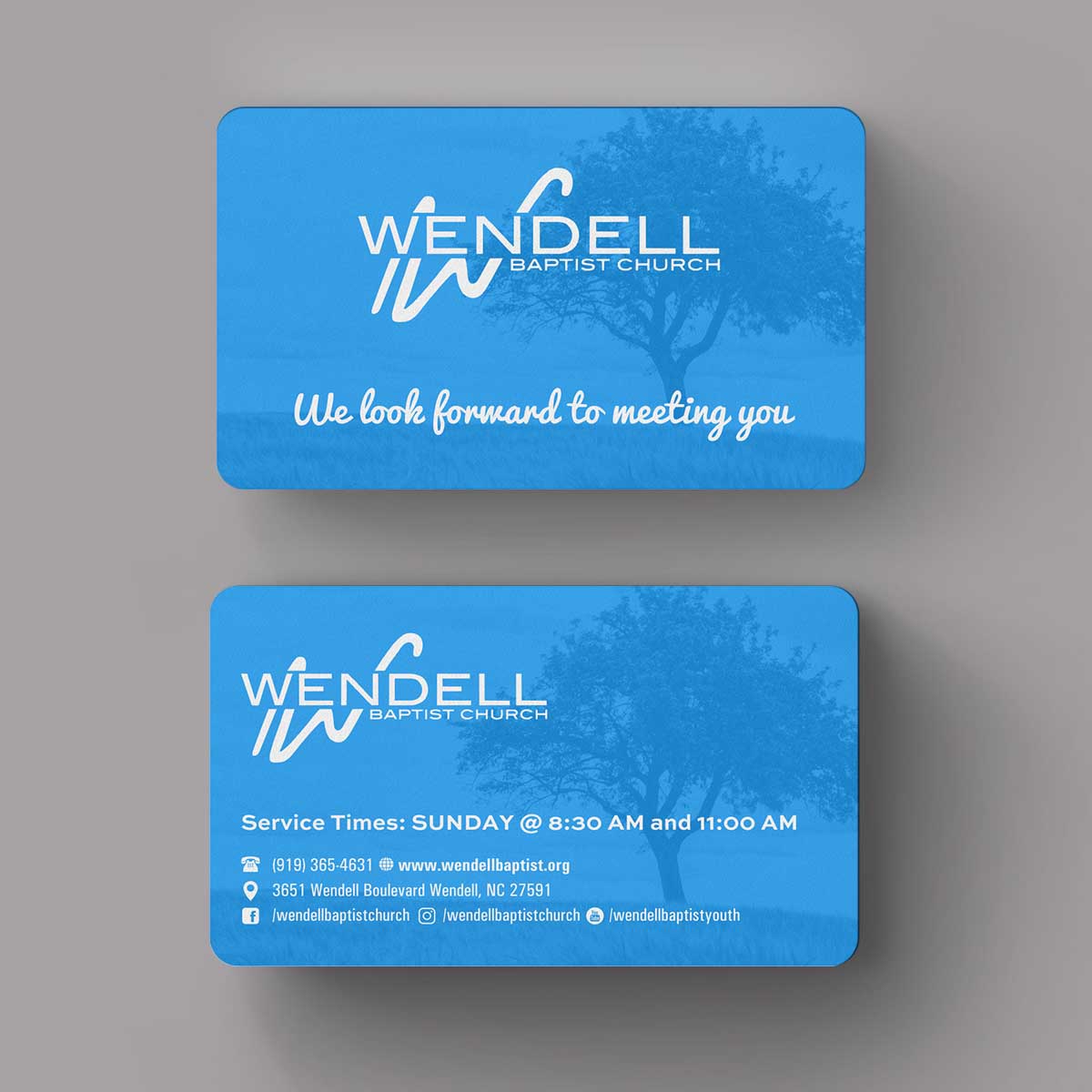 Diseño de Tarjeta de Presentación por INDIAN_Ashok para Wendell Baptist Church | Diseño #10983132