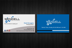 Business Card Design by Lanka Ama for Wendell Baptist Church | Design: #10988779