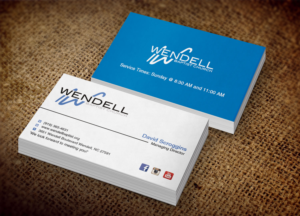 Business Card Design by Lanka Ama for Wendell Baptist Church | Design: #10988789