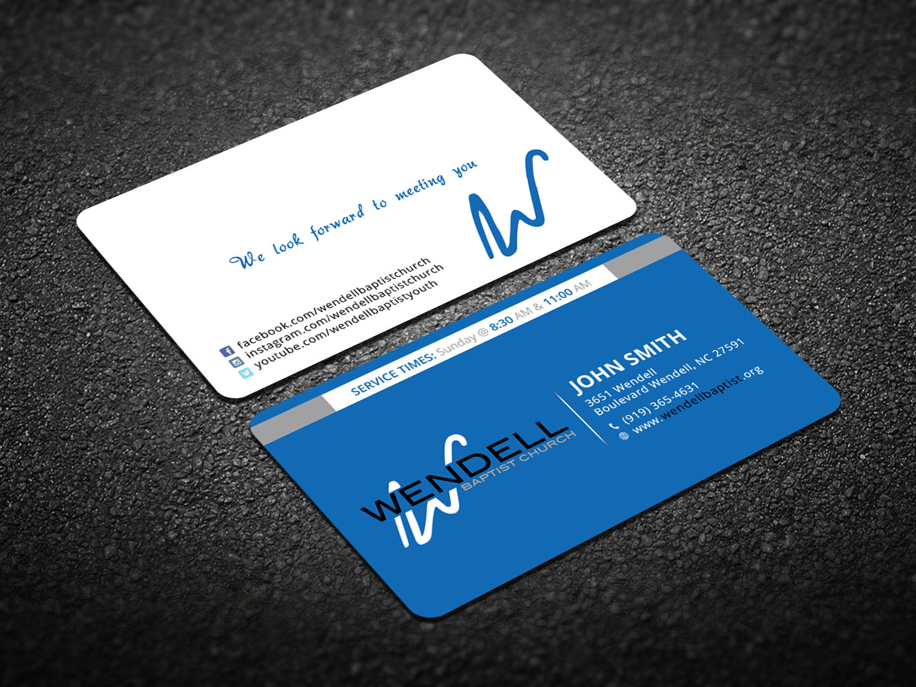 Diseño de Tarjeta de Presentación por Verified artistry (Design garden) para Wendell Baptist Church | Diseño #10987202