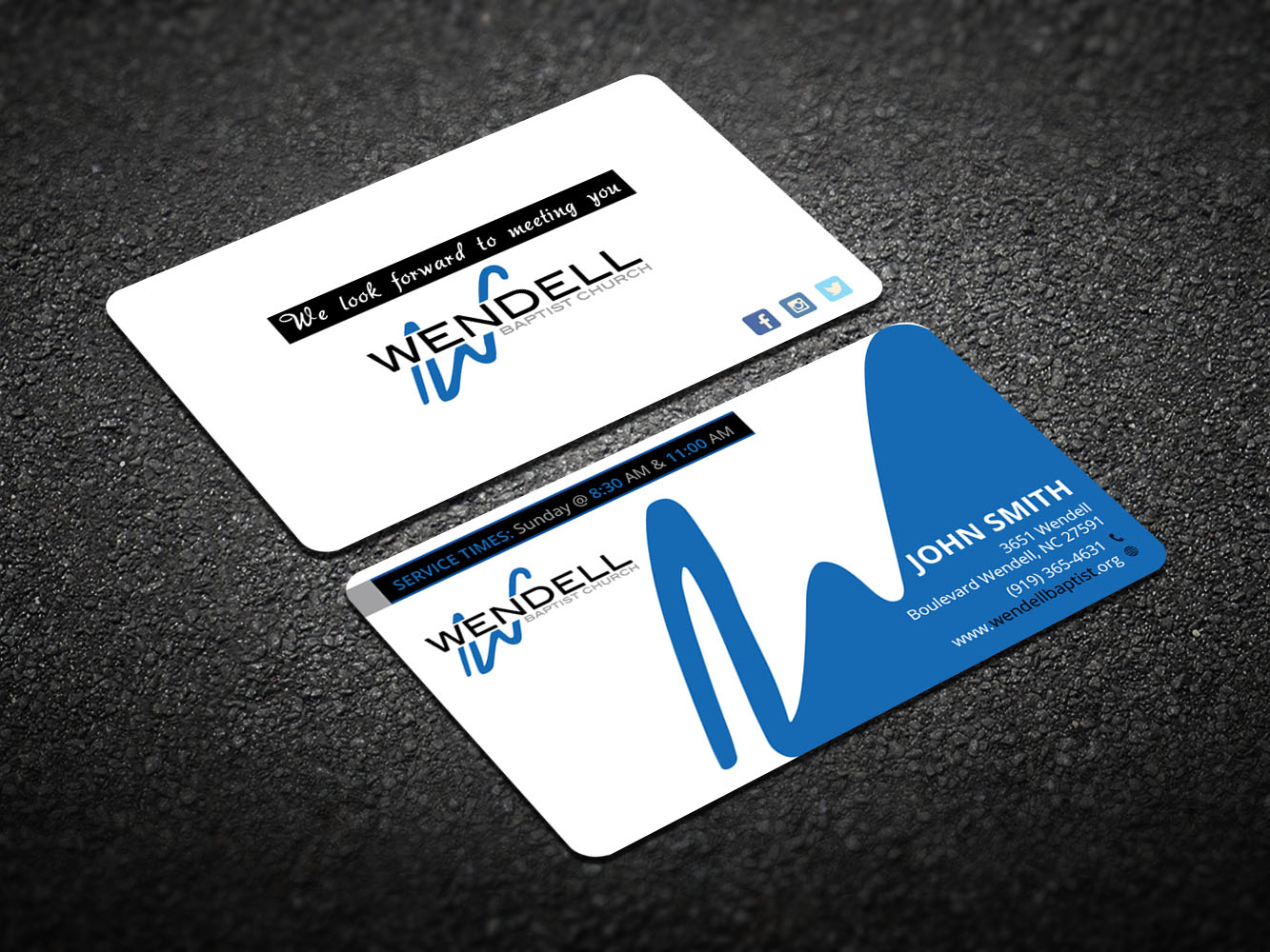 Diseño de Tarjeta de Presentación por Verified artistry (Design garden) para Wendell Baptist Church | Diseño #10987214