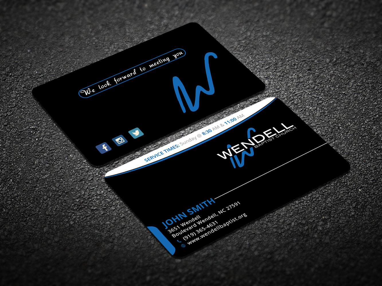 Diseño de Tarjeta de Presentación por Verified artistry para Wendell Baptist Church | Diseño #10987229