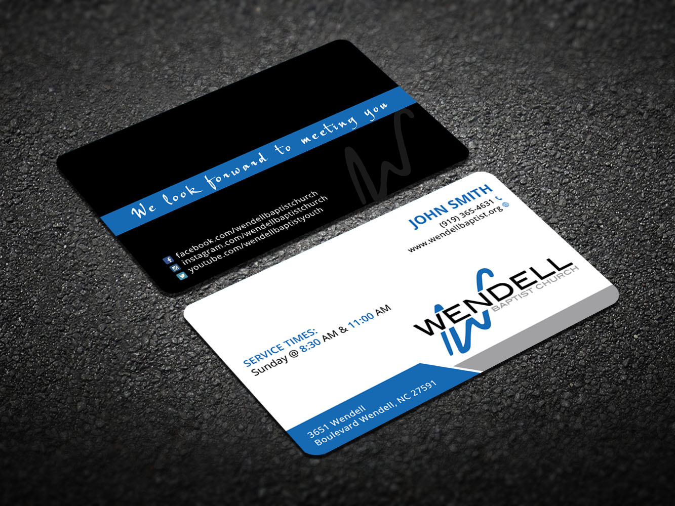 Design de Carte de Visite par Verified artistry (Design garden) pour Wendell Baptist Church | Design #10996282