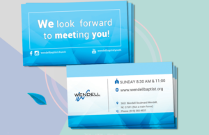 Design de Carte de Visite par Olia Kashyna pour Wendell Baptist Church | Design : #10984280