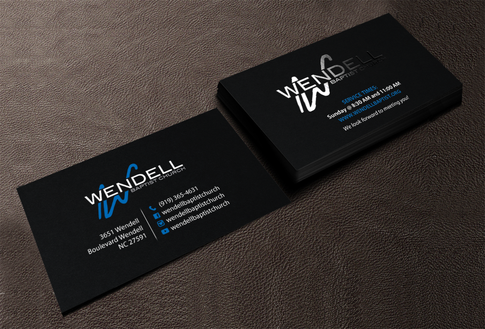 Visitenkarten-Design von chandrayaan.creative für Wendell Baptist Church | Design #10996199