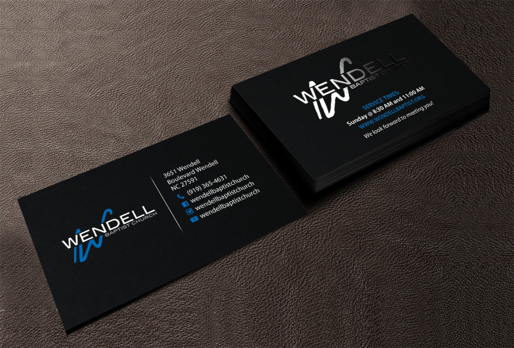 Design de Carte de Visite par chandrayaan.creative pour Wendell Baptist Church | Design #10996200
