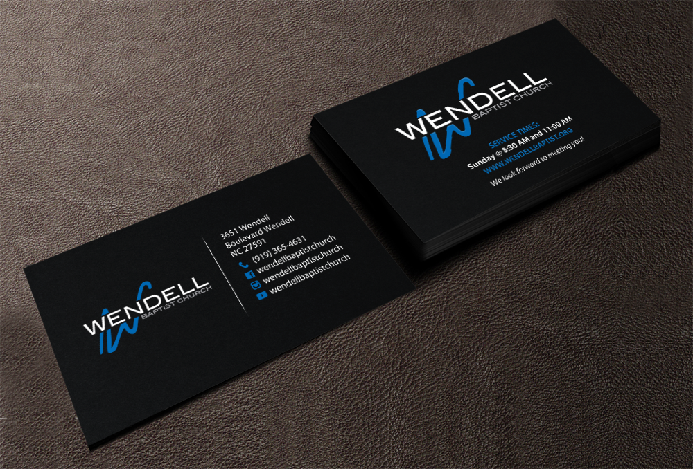 Design de Carte de Visite par chandrayaan.creative pour Wendell Baptist Church | Design #10996201