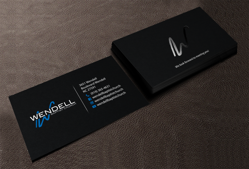Business Card Design by chandrayaan.creative for Wendell Baptist Church | Design #10996202