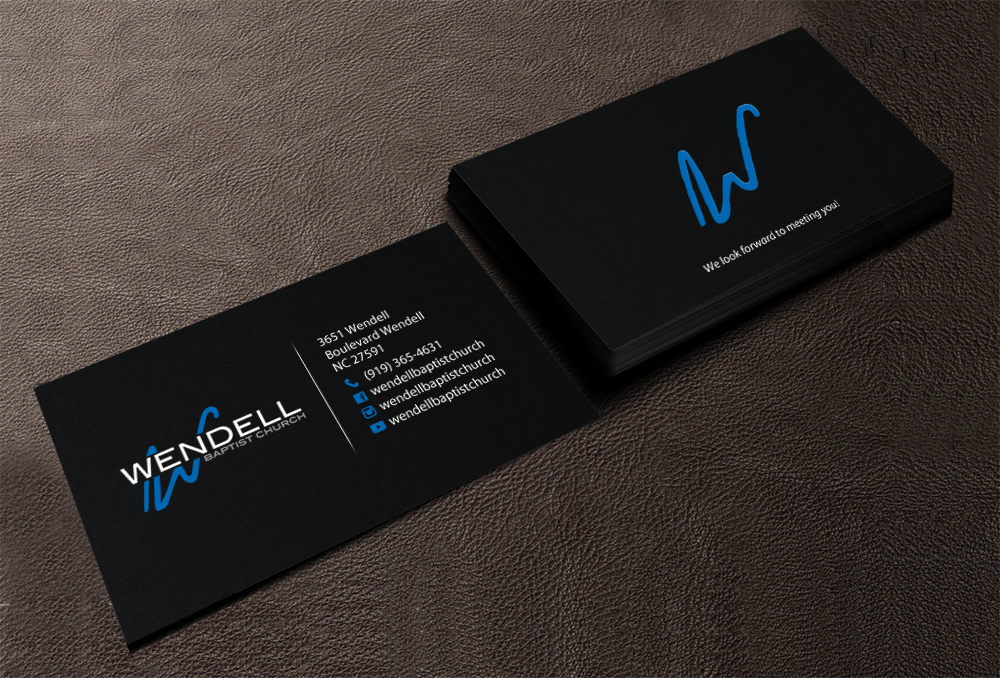 Business Card Design by chandrayaan.creative for Wendell Baptist Church | Design #10996203
